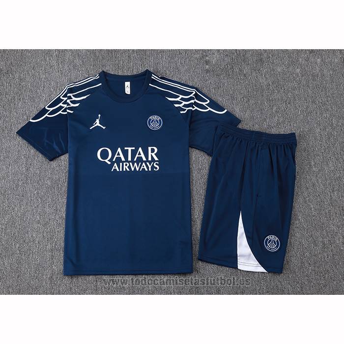 Chandal del Paris Saint-Germain Manga Corta 2025-2026 Azul - Pantalon Corto